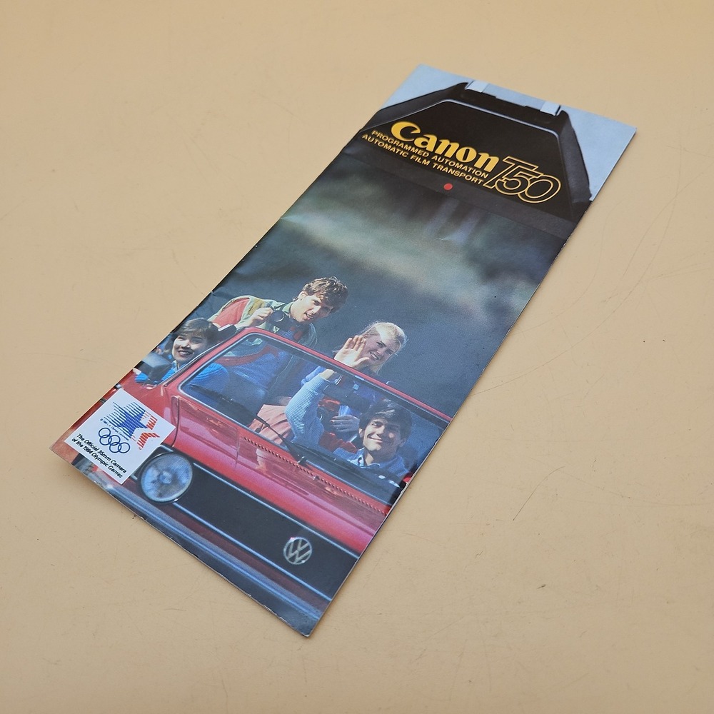 Canon T50 Vintage Guide Book Manual Olympics